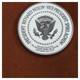 US 222g Solid Bronze Medal Richard Nixon
