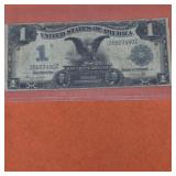 1899 $1 US Silver Certificate Horseblanket