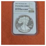 2012 W American Silver Eagle