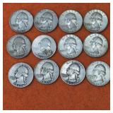 90% Silver US Coin Collection Washington Quarters