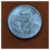 1978 Mexican Silver 100 Pesos Coin
