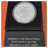 5oz .999 Fine Silver Giant Quarter Design