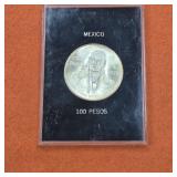 1978 Mexican Silver 100 Pesos Coin