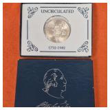 1982 Silver Uncirculated Washington Half Dollar