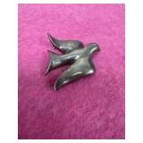 Sterling Silver Bird Brooch