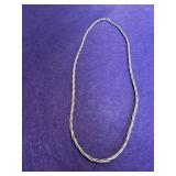 20in 925 Braided Herringbone Necklace