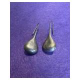 Sterling Silver Teardrop VTG Earrings
