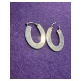 Sterling Silver Horseshoe Earrings
