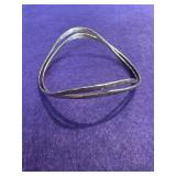 925 Hammered Bangle Bracelets