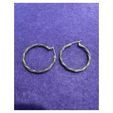 Sterling Silver Hoop Earrings