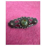 Coin Silver Southwestern Brooch