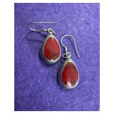 Mexican Sterling Tear Drop Earrings