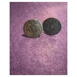 Mexico Sterling Aztec Calendar Cufflinks