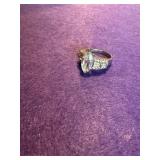 Stauer CZ Sterling Ring Sz7