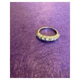 Streaking Silver Ring Size 6