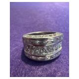 Sterling Silver Ring Sz 8