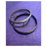 Vintage Hinged Bangle Bracelets