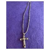 20in 925 Crucifix Pendant Necklace