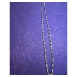24in 925 Sequins Link Necklace