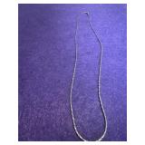 18in Sterling Silver Chain Necklace