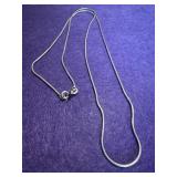 24in 925 Italy Snake Chain Necklace