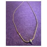 23in Sterling Rope Chain Broken Clasp