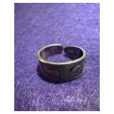 Sterling Adjustable Toe Ring