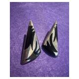 Mexico 925 VTG Triangle Earrings