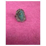 Navajo Sterling Turquoise Ring Sz 7