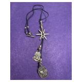 Southwestern Navarro Sterling Necklace 23in