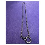 22in Sterling watch Chain