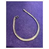 7in Sterling Herringbone Bracelet