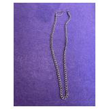 19in 925 Pocket Watch Chain