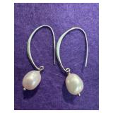 925 Pearl Drop Earrings