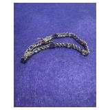 925 Gold Tone Multicolored Tennis Bracelet