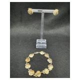 925 Seashell Bracelet and Earring Set