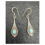 VTG Turquoise Dangle Earrings