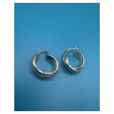 925 Crossover Latch Back Earrings