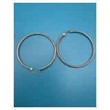 Sterling 925 Hoop Earrings