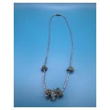 16.5 Raw Turquoise Nugget Necklace