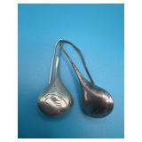 925 Teardrop Shaped Dangle Earrings