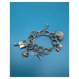 Sterling Silver Charm Bracelet