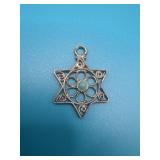 925 Star of David Filigree Design Pendant