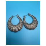 VTG Croissant Shaped Sterling Earrings