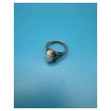 Size 6.5 Sterling Silver Opal Ring