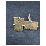 Sterling Gold Tone Cuff Links