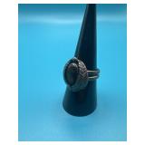 Sterling Mexican Fire Agate Ring Sz 7.75