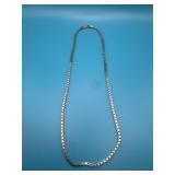 20in Sterling Box Chain Necklace