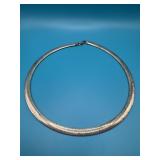 18in 925 Flat Omega Necklace
