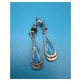 925 Turquoise Dangle Earrings